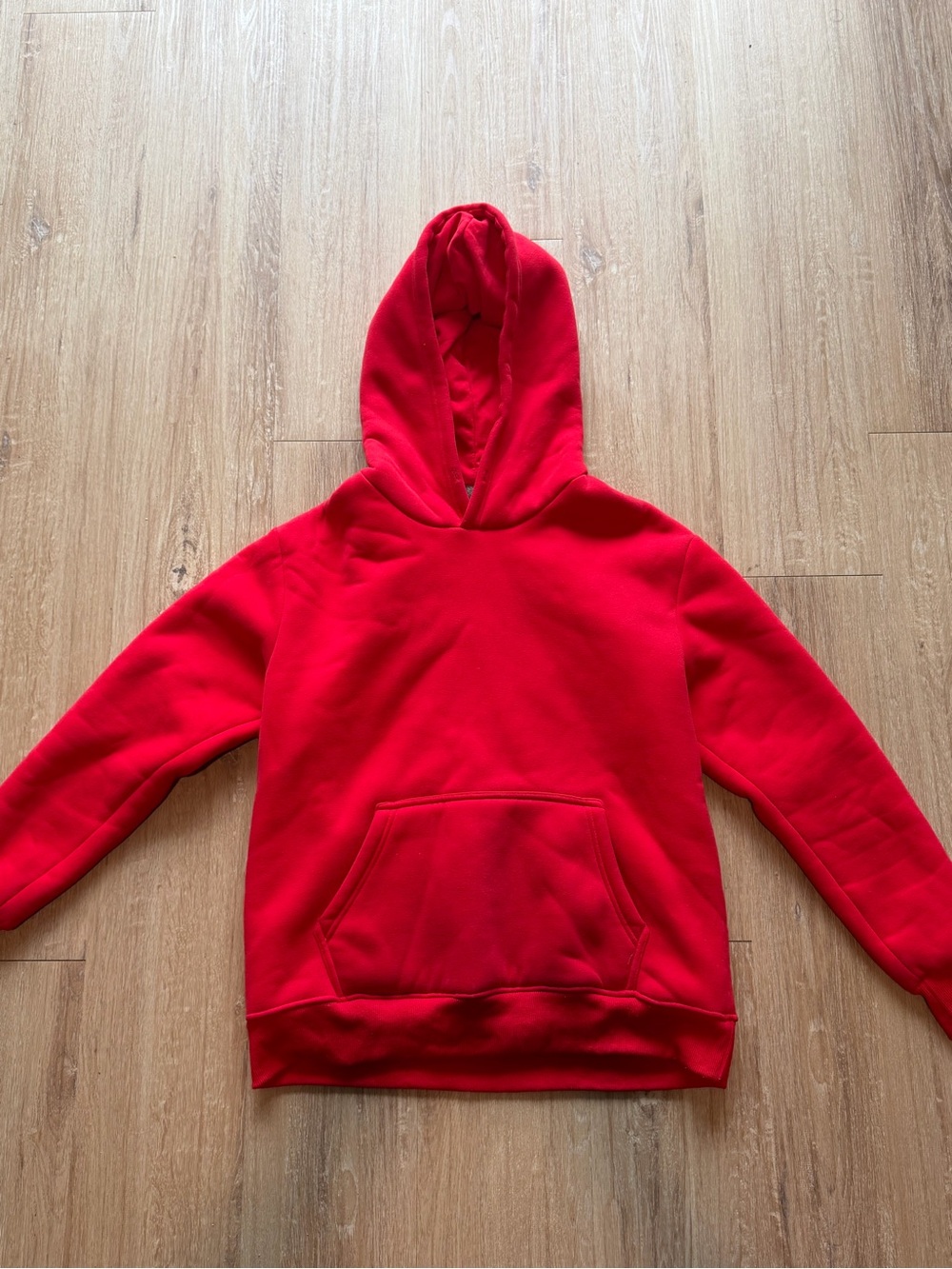 Authentic Ice Valley Heavyweight Hoodie Blank - Red - Size M (Oversized)